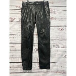 Free People Faux Leather Pants Women's Size 29 EUC Black